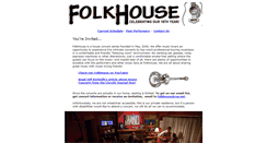 Desktop Screenshot of folkhouseconcerts.com